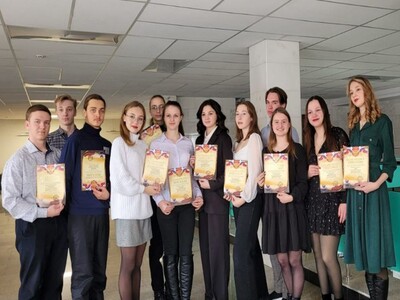 Награждение волонтеров-медиков в Краевой клинической больнице.