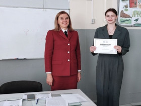 18 сентября учащиеся 9Г класса гимназии приняли участие в образовательно-просветительской акции "Диктант здоровья".