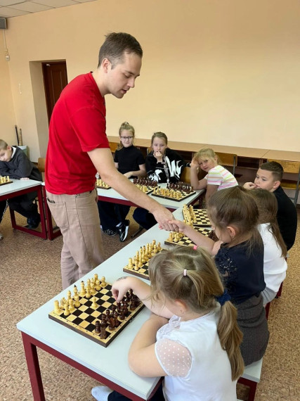 День шахматиста в гимназии.
